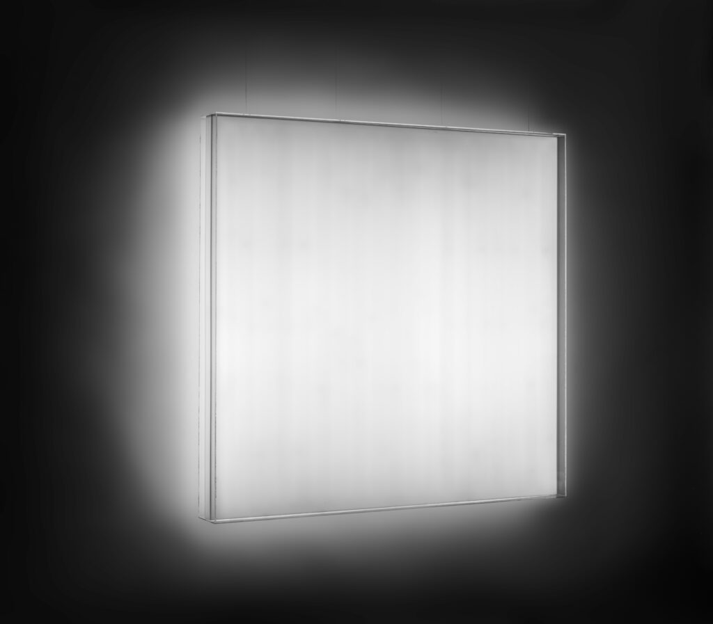 Mary Corse, Untitled (Clear White), 1968