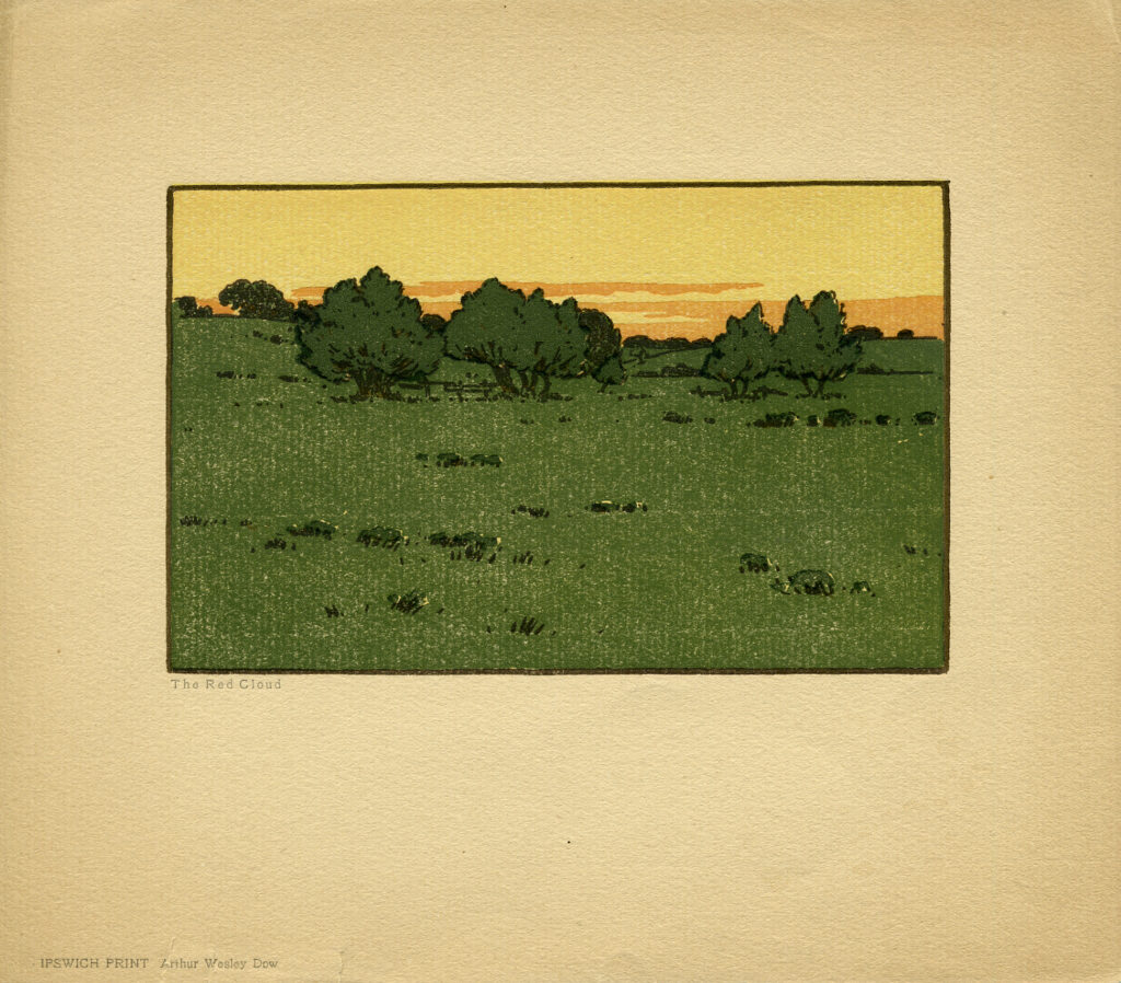 Arthur Wesley, Dow Willows in the Meadow from Ipswich Prints, First Set, 1902