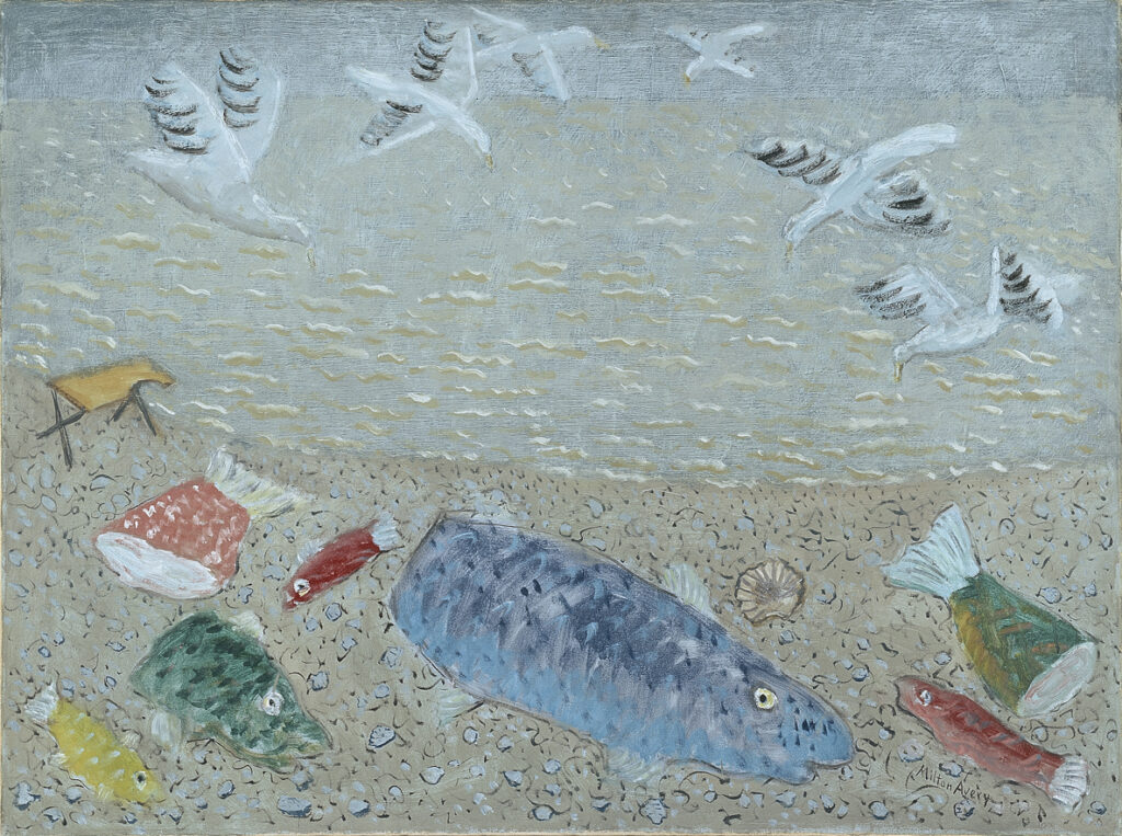 Milton Avery, Sea Gulls-Gaspe, 1938