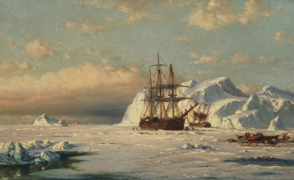 William Bradford, Caught in the Ice Floes (Melville Bay/Greenland Coast), after 1870