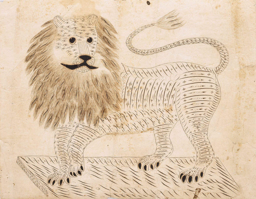 Mary P. Foster, Lion, 1860s