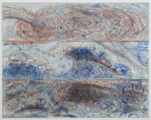 Pat Steir, The Wave–From the Sea–After Leonardo, Hokusai, & Courbet
1985