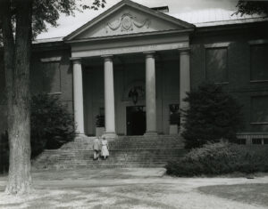 View of the Addison Gallery exterior, c. 1940s