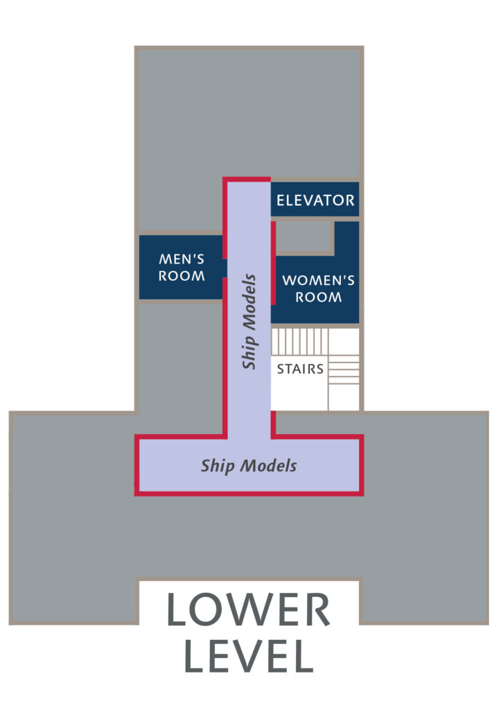 Gallery Map, lower level